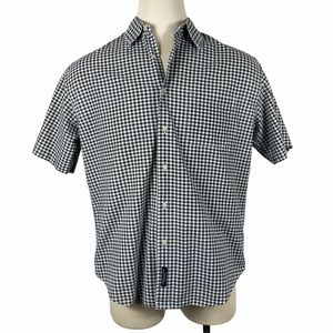 American Eagle Short Sleeve Cotton Button Down Med